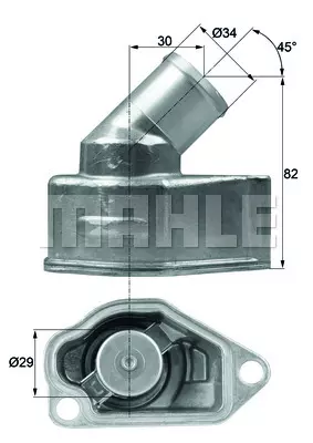 Термостат охлаждающей жидкости MAHLE/KNECHT TI992