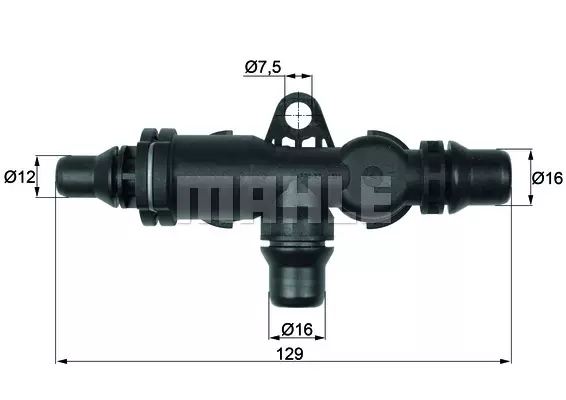 Термостат, масляное охлаждение MAHLE/KNECHT TO482