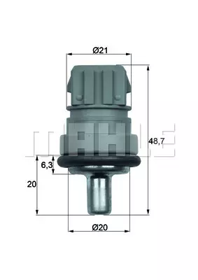 Датчик температуры охлаждающей жидкости MAHLE/KNECHT TSE1D