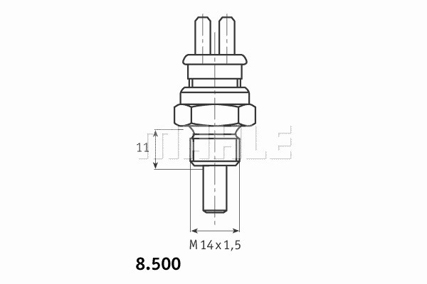 Датчик температуры MAHLE/KNECHT TSE2