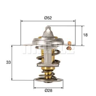 Термостат MAHLE/KNECHT TX 327 92D