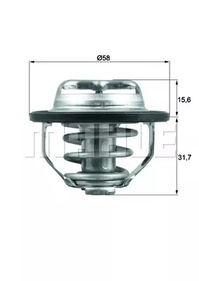 Термостат MAHLE/KNECHT TX12282