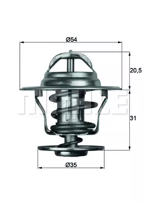 Термостат MAHLE/KNECHT TX1387D