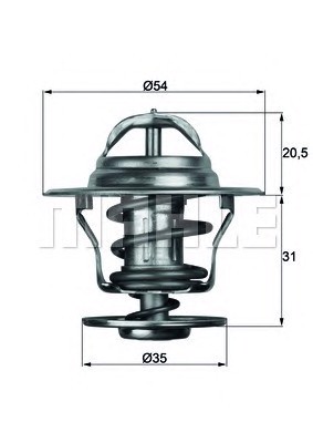 Термостат MAHLE/KNECHT TX1392D