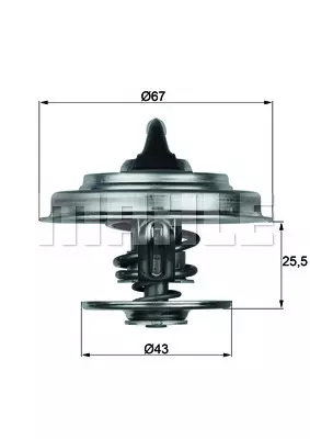 Термостат MAHLE/KNECHT TX1883D