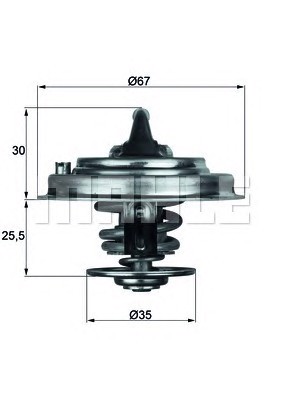 Термостат MAHLE/KNECHT TX3071D