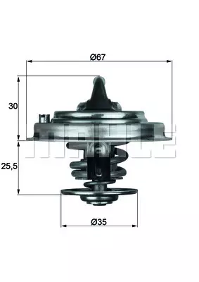 Термостат MAHLE/KNECHT TX3087D