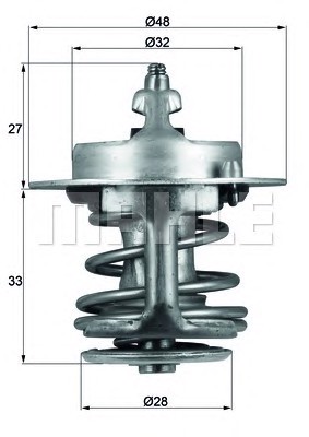 Термостат MAHLE/KNECHT TX6383