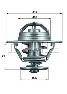 Термостат MAHLE/KNECHT TX9379D