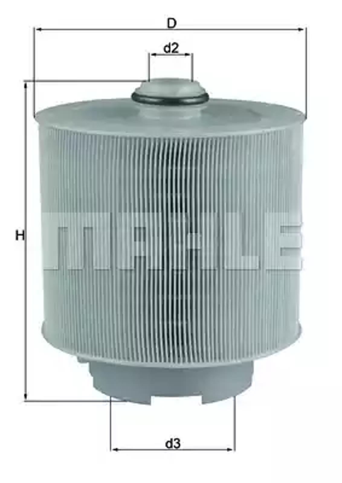 Фото 2 LX1006/2D MAHLE/KNECHT Воздушный фильтр