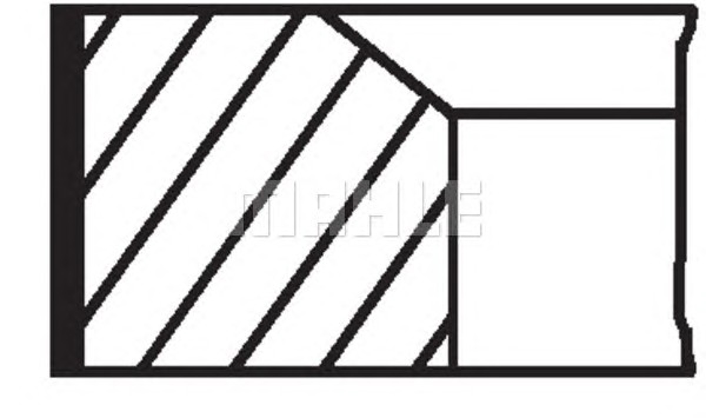Кольца поршневые MAHLE/KNECHT 00140N2