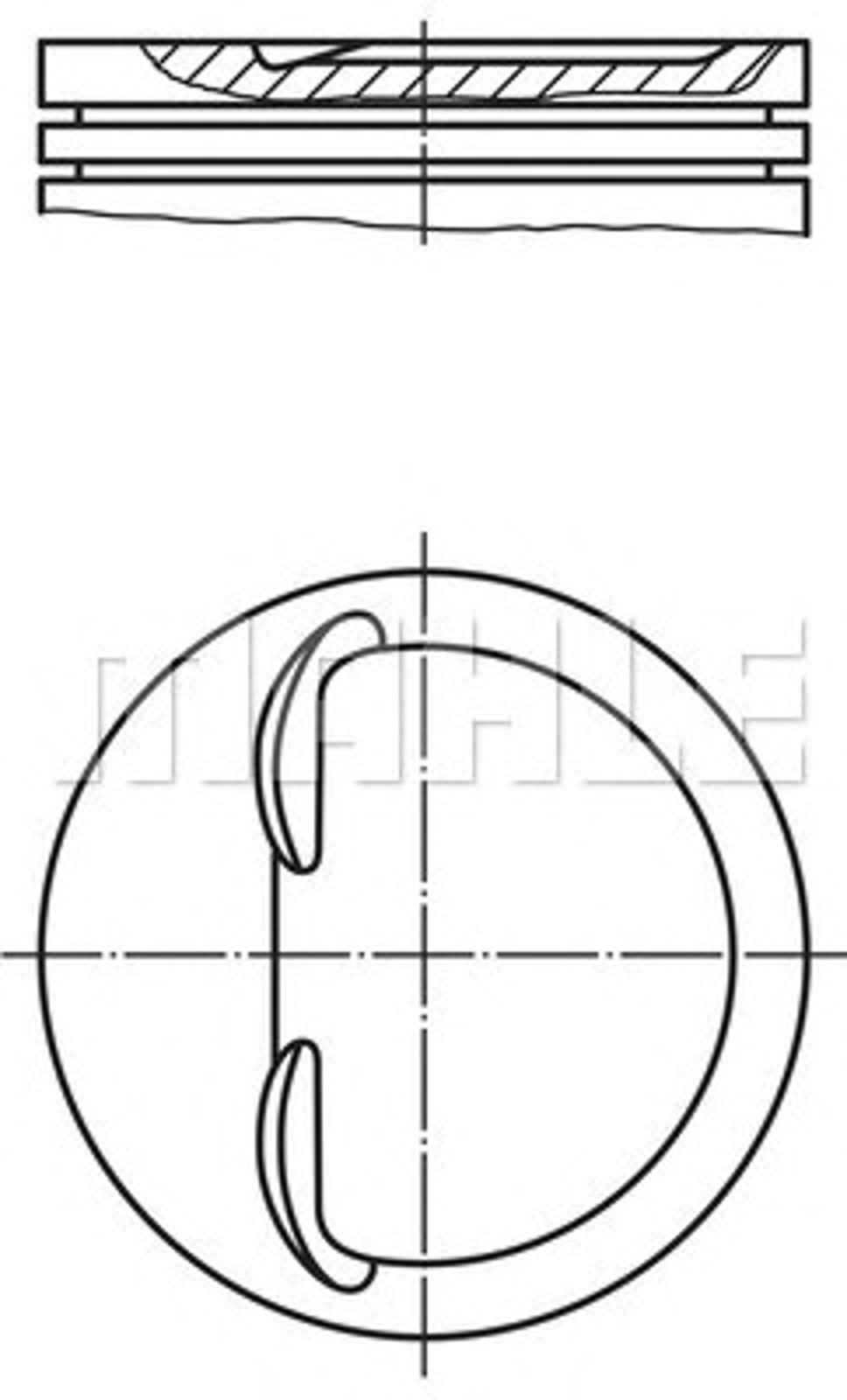Поршень двс MAHLE/KNECHT 4481801