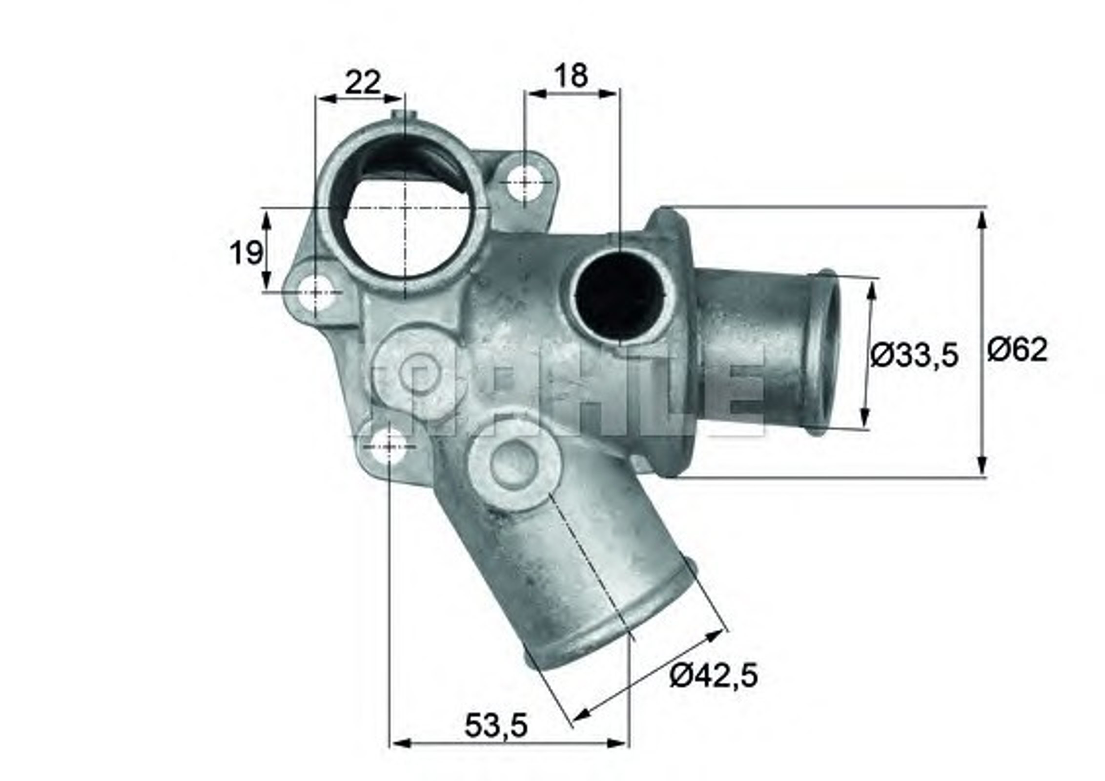 Термостат MAHLE/KNECHT TI7380D