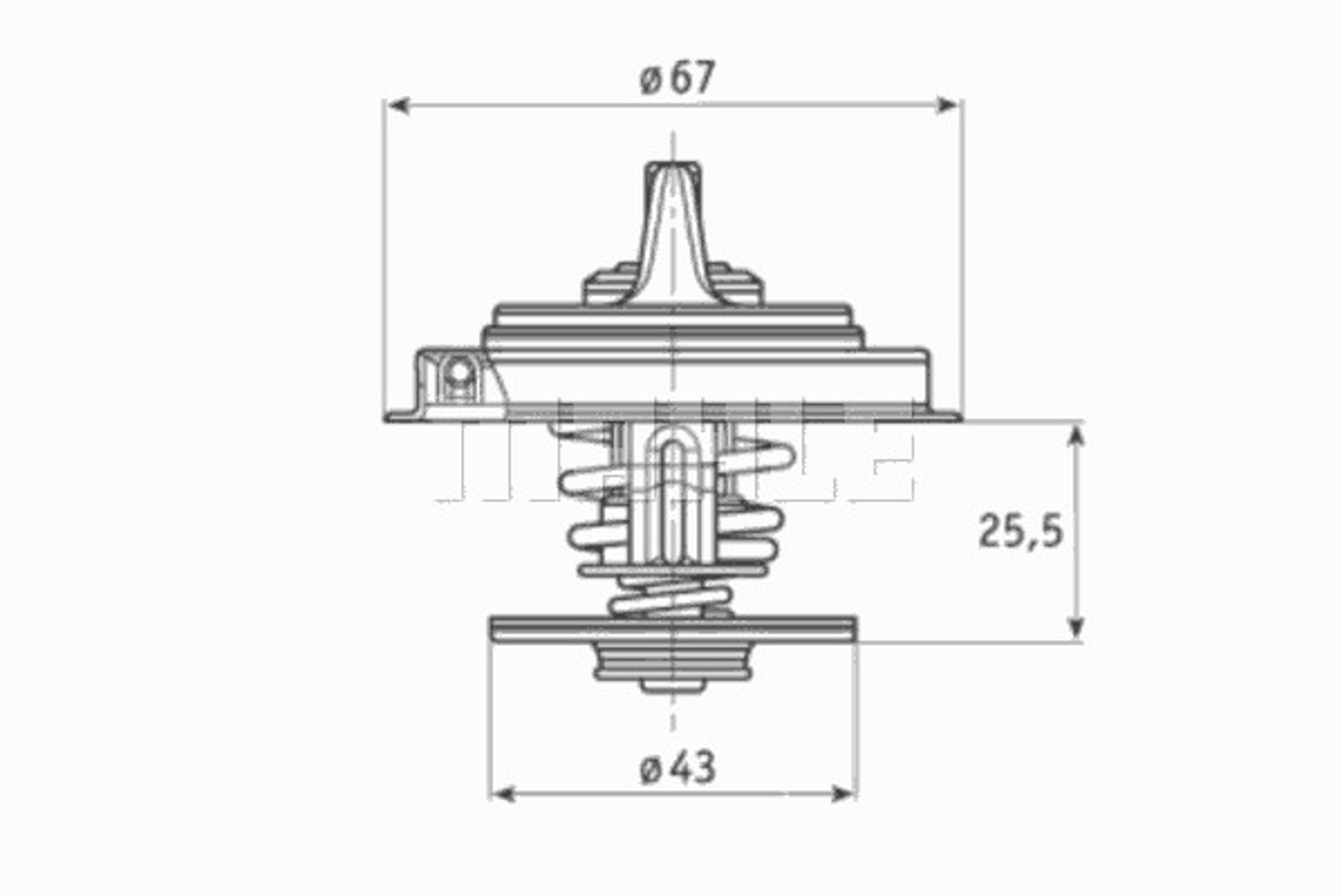 Термостат MAHLE/KNECHT TX1879