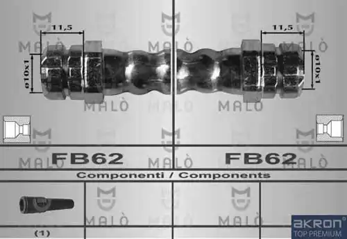 80161 MALÒ Шланг тормозной