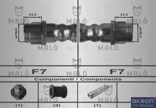 80169 MALÒ Шланг тормозной