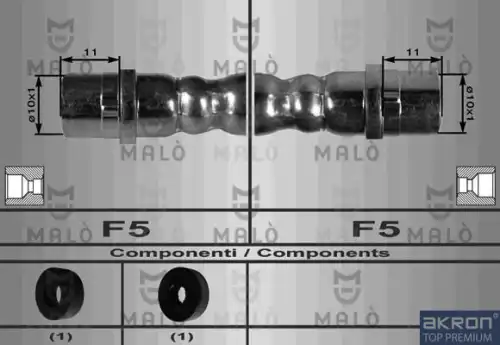 8057 MALÒ Шланг тормозной