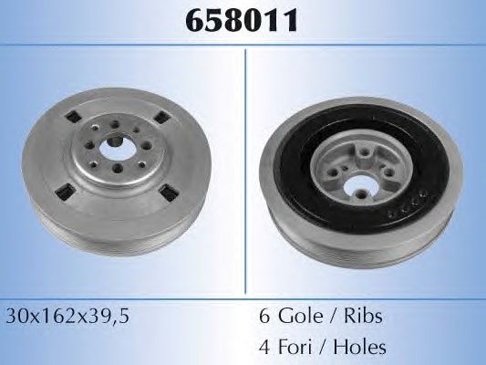 Шкив коленвала MALO 658011