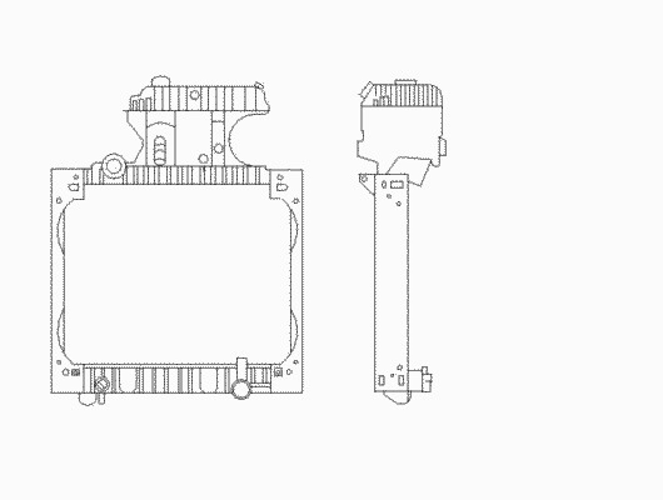 Радиатор системы охлаждения NRF 50589