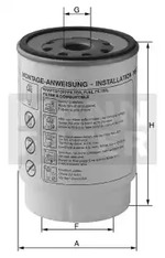 Топливный фильтр MANN-FILTER WK 924/1 X