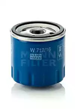 Масляный фильтр MANN-FILTER W 712/16