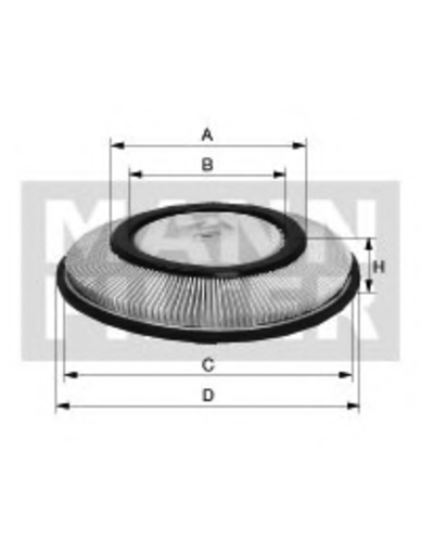 Воздушный фильтр mann MANN-FILTER C 2821