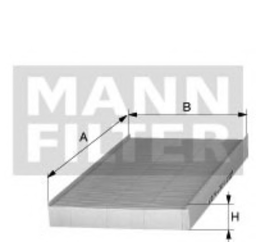 CU 2245 MANN-FILTER фильтр салона