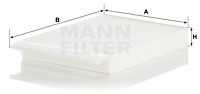 Воздушный фильтр салона mann (рамка) MANN-FILTER CU 30 012