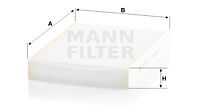 Фильтр салона MANN-FILTER CU27009