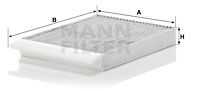 Воздушный фильтр салона mann (без рамки) MANN-FILTER CUK 30 012