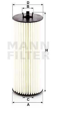 HU 6008/1 Z MANN-FILTER Фильтр масляный