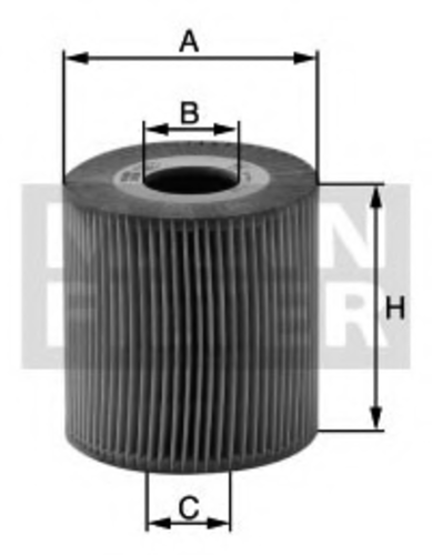 Масляный фильтр MANN-FILTER HU 715/6 X