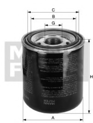 Фильтр тормозной системы MANN-FILTER TB1394/6X