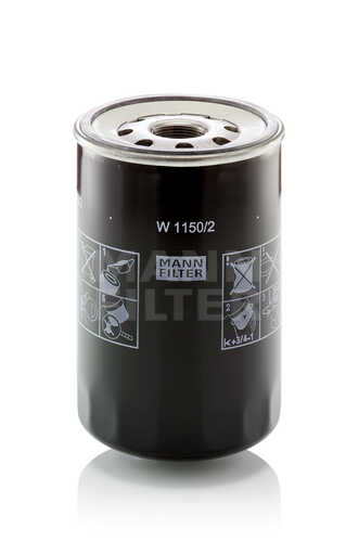 W 1150/2 фильтр масляный h170 d108 MANN-FILTER W 1150/2