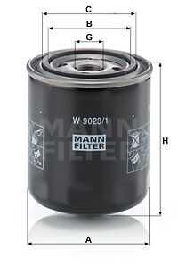 W 9023/1 MANN-FILTER Гидровлический фильтр акпп