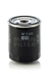 Масляный фильтр MANN-FILTER W712/6