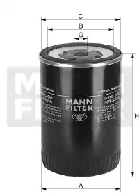 WDK962/12 MANN-FILTER Фильтр топливный