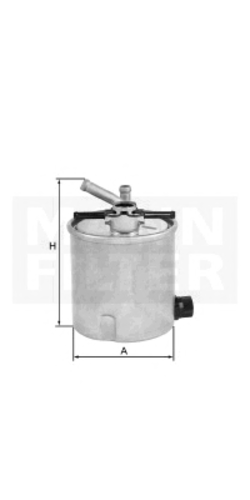 Топливный фильтр mann MANN-FILTER WK 9011