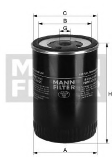 WK 940/19 MANN-FILTER Топливный фильтр MANN