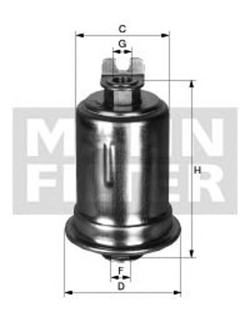 Фильтр топливный MANN-FILTER WK68/1X