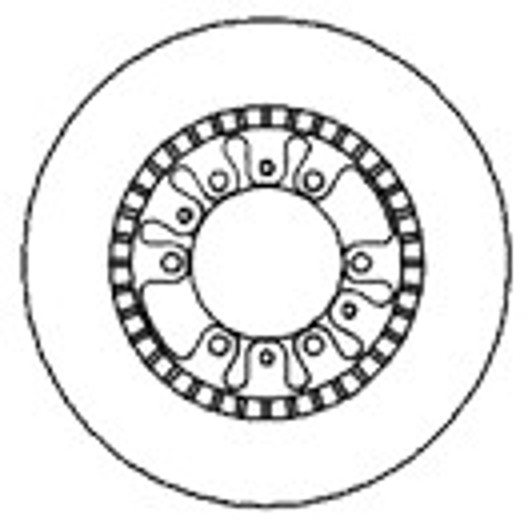Диск тормозной MAPCO 15545