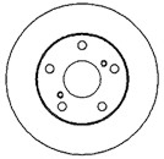 Диск тормозной MAPCO 15556