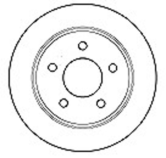 15703 MAPCO Диск тормозной