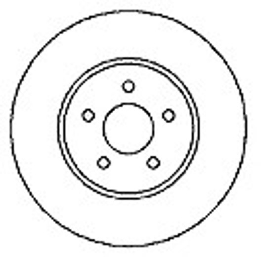 15818 MAPCO Диск тормозной