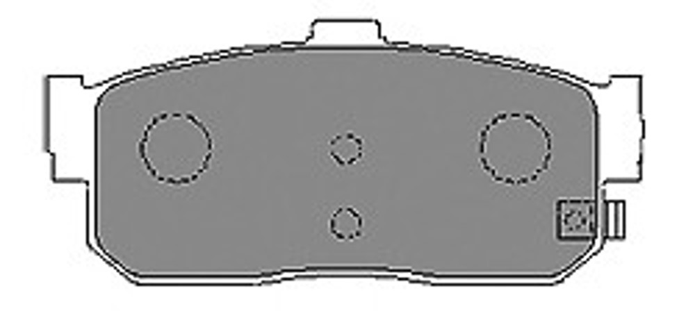 Колодки тормозные дисковые MAPCO 6261