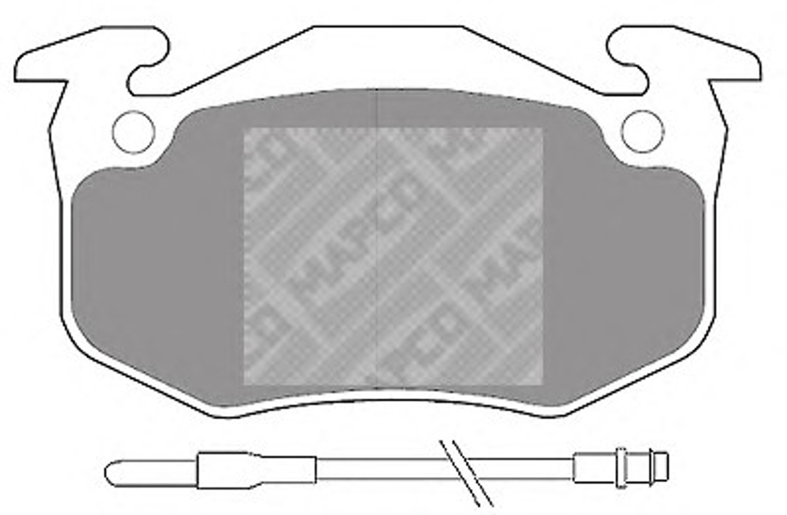 Колодки тормозные дисковые MAPCO 6277