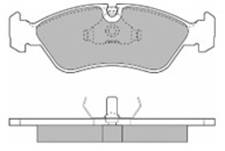 Колодки тормозные дисковые MAPCO 6318