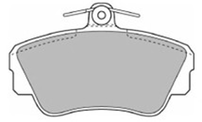 Колодки тормозные дисковые MAPCO 6365