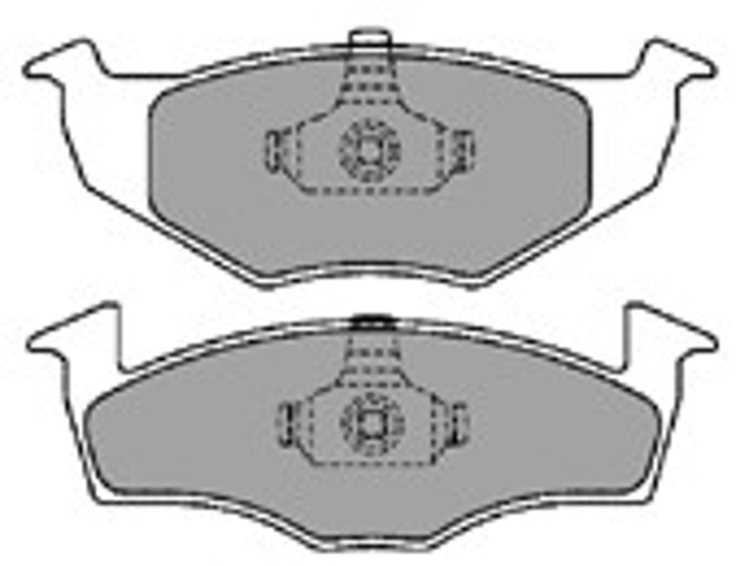 6406/2 MAPCO Колодки тормозные дисковые