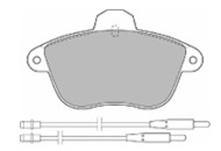 Колодки тормозные дисковые MAPCO 6420
